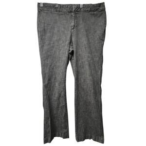 Coldwater Creek Women's Bootcut Jeans Plus Size 18W Natural Fit Black Wash Denim